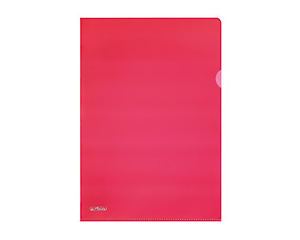 Mape - strtis A4, glancta, sarkana, 180micr., 100gab., Herlitz