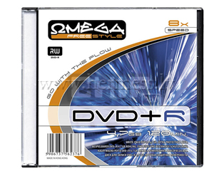 Disks DVD+R 4.7Gb, apdrukjams, Jewel kastt 1gab.