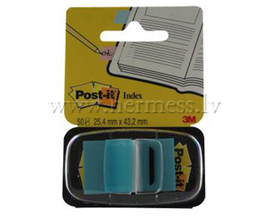 Indeksi Post-It 25*43mm, 50lpp., gaii zili