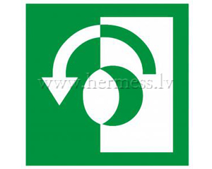 Zme ATVRT PAGRIEOT (pa kreisi). Izmrs 100 mm x 100 mm