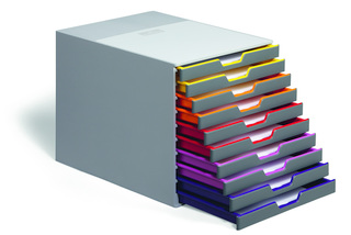 Plauktiu komplekts ar 10 atvilknm, Durable