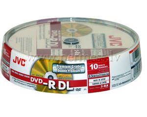 Diski DVD-R DL 8.5Gb, Cakebox 10gab.