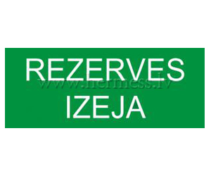 Zme REZERVES IZEJA. Izmrs 80*200 mm