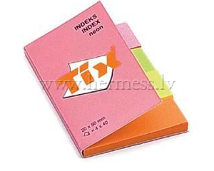 Indeksi Tix 20*50mm, 4x40lpp