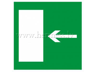 Zme EVAKUCIJAS IZEJA (pa kreisi). Izmrs 100 mm x 100 mm.