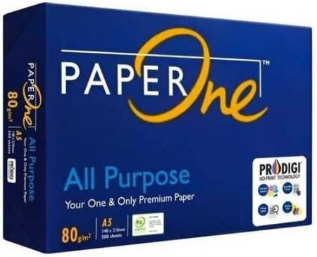 Paprs PAPEROne All Purpose A5 80gr. 500 lok/iepak.