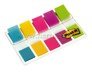 Indeksi Post-It 12*43mm, 5x20lpp