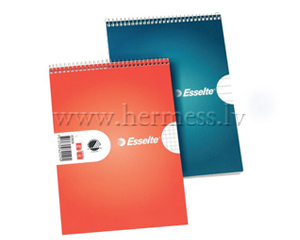 Bloknots ar spirli ESSELTE lniju, A6 formts, 80 lapas