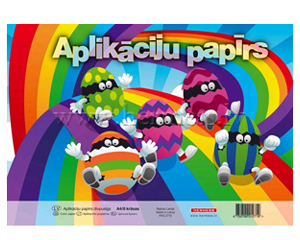 Aplikciju paprs A3, abpusjs, 8 krsas