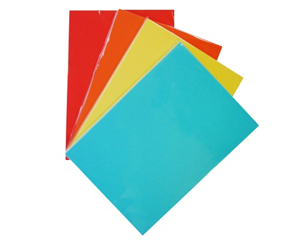 Biroja paprs, krsains, A4, 80 g/m, dzeltens, 50 loksnes
