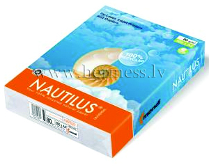 Paprs balts A4/80, Nautilus,  500l.