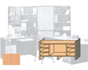 Biroja plaukts NS50, 150*74*36cm, diskabrdis